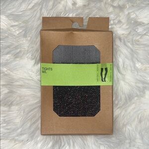 Elegant Gray and Black Women's Tights